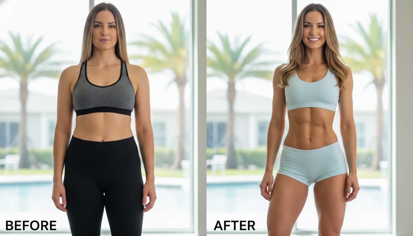 Before and After Fat Reduction Coral Springs Results