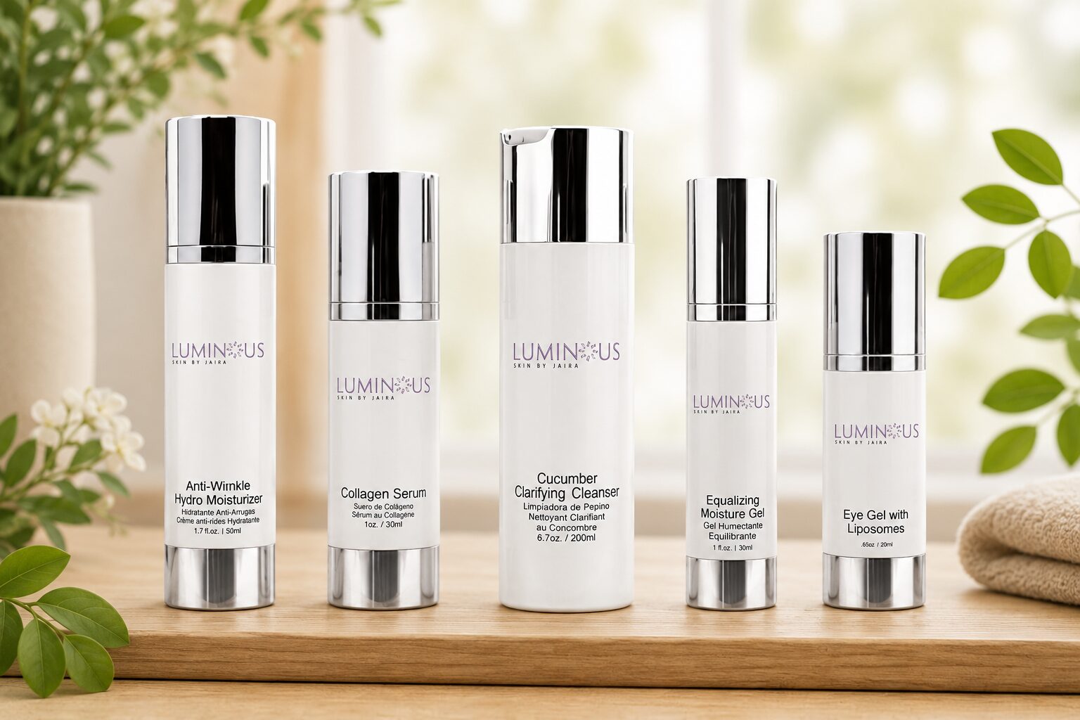 Luminous Skin professional skincare available from the MD Touch online shop