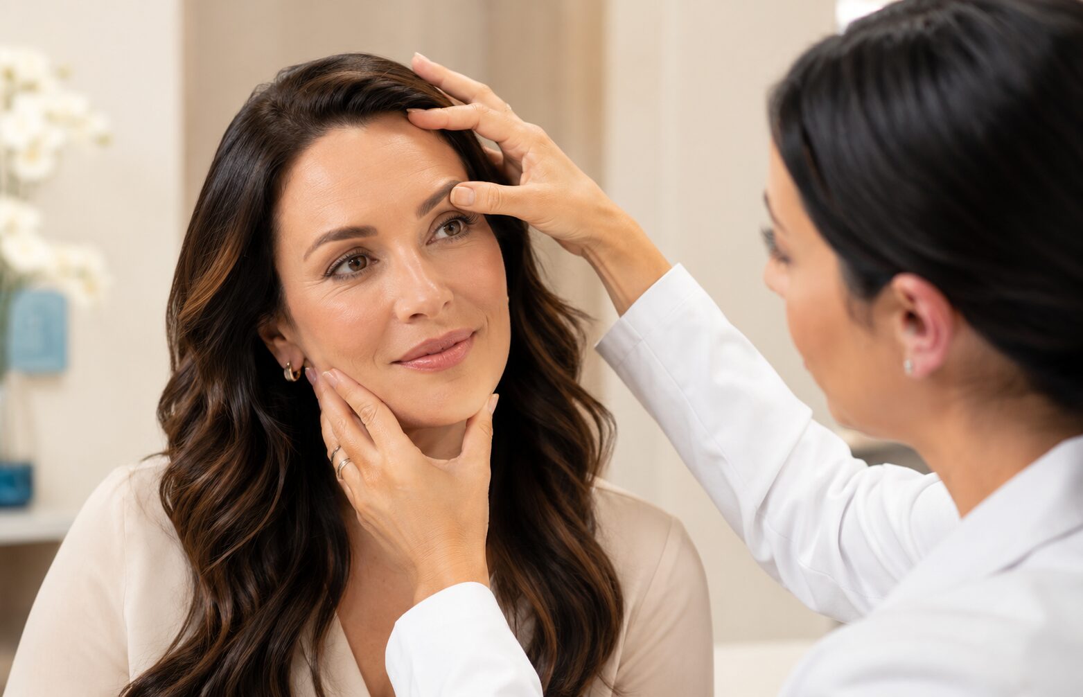 Wrinkle relaxer consultation for natural-looking facial rejuvenation