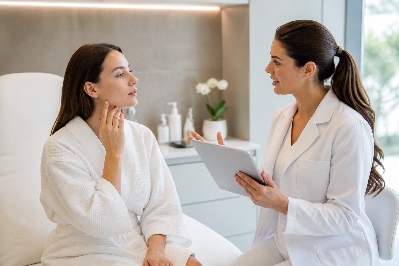 Chemical Peel Recovery: 4 Ultimate Steps for Flawless Skin 2 Before and after Chemical Peel Recovery showing improved skin texture