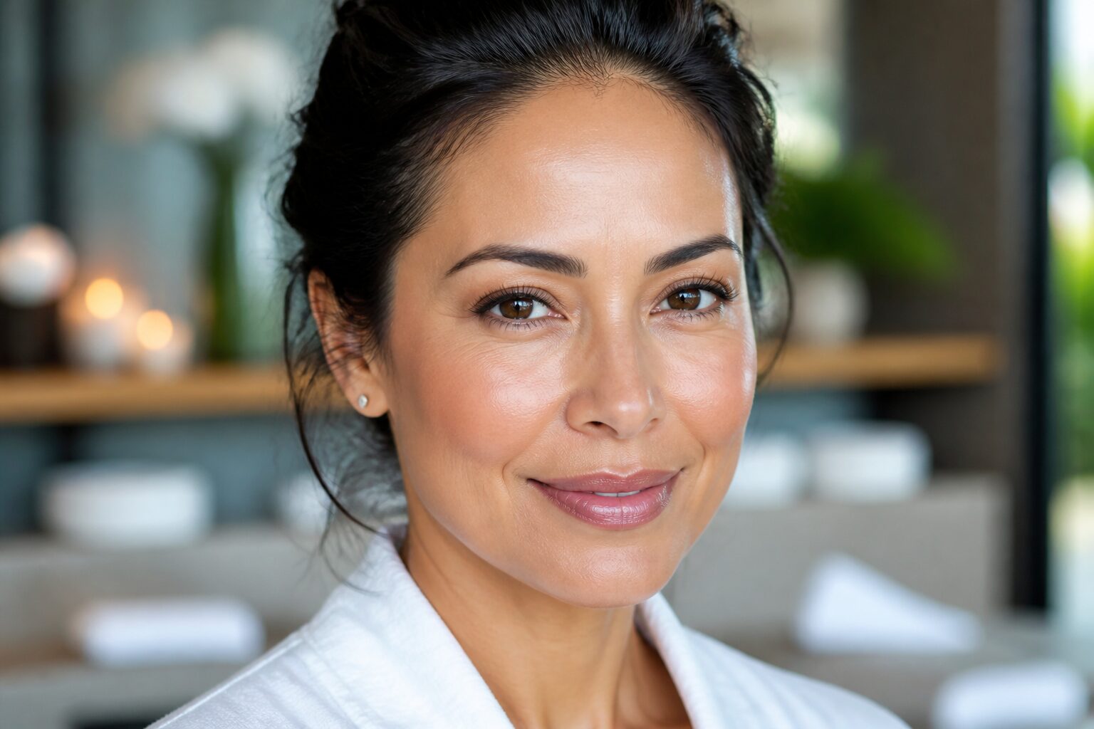 Close-up of a woman receiving a skin rejuvenation treatment, illustrating Maximizing Aesthetic Rewards Coral Sprin