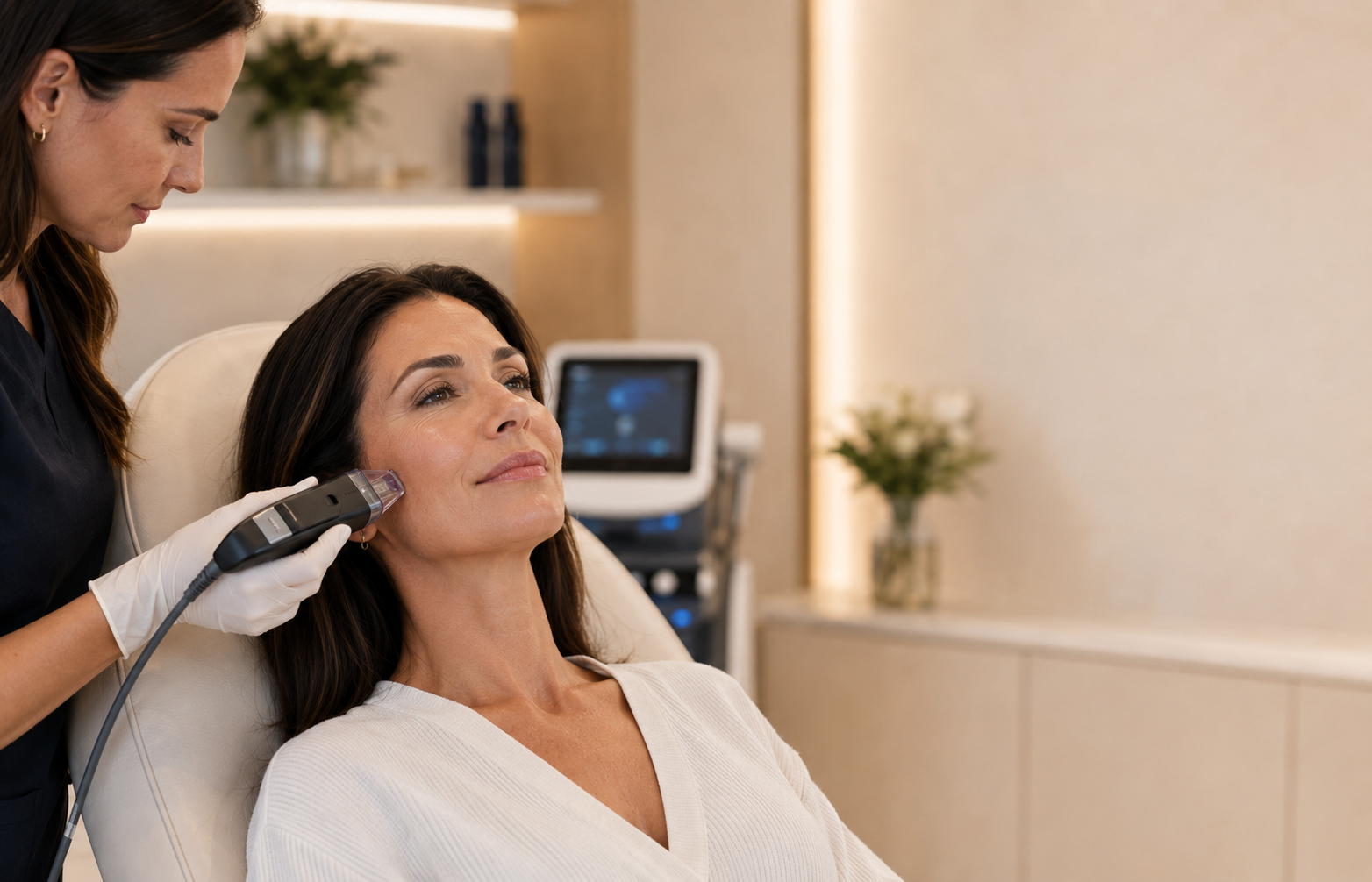 Morpheus8 Burst RF microneedling technology for skin tightening and collagen remodeling at MD Touch Aesthetics & Wellness in Coral Springs, Florida